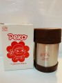 2018 Peko 不銹鋼食物魔法瓶(啡紅)