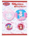 2011 Milky 祭Peko 扣章1套4個-粉紅